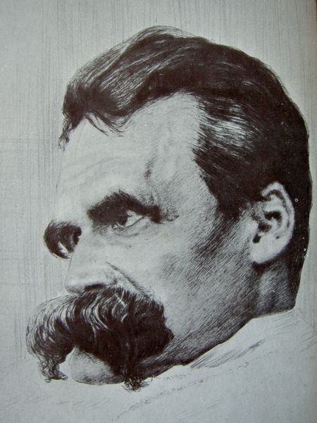 Täterskizze von Nietzsche