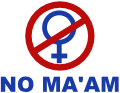 Logo von NO MA'AM.svg