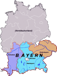 München liegt in der Mitte Bayerns